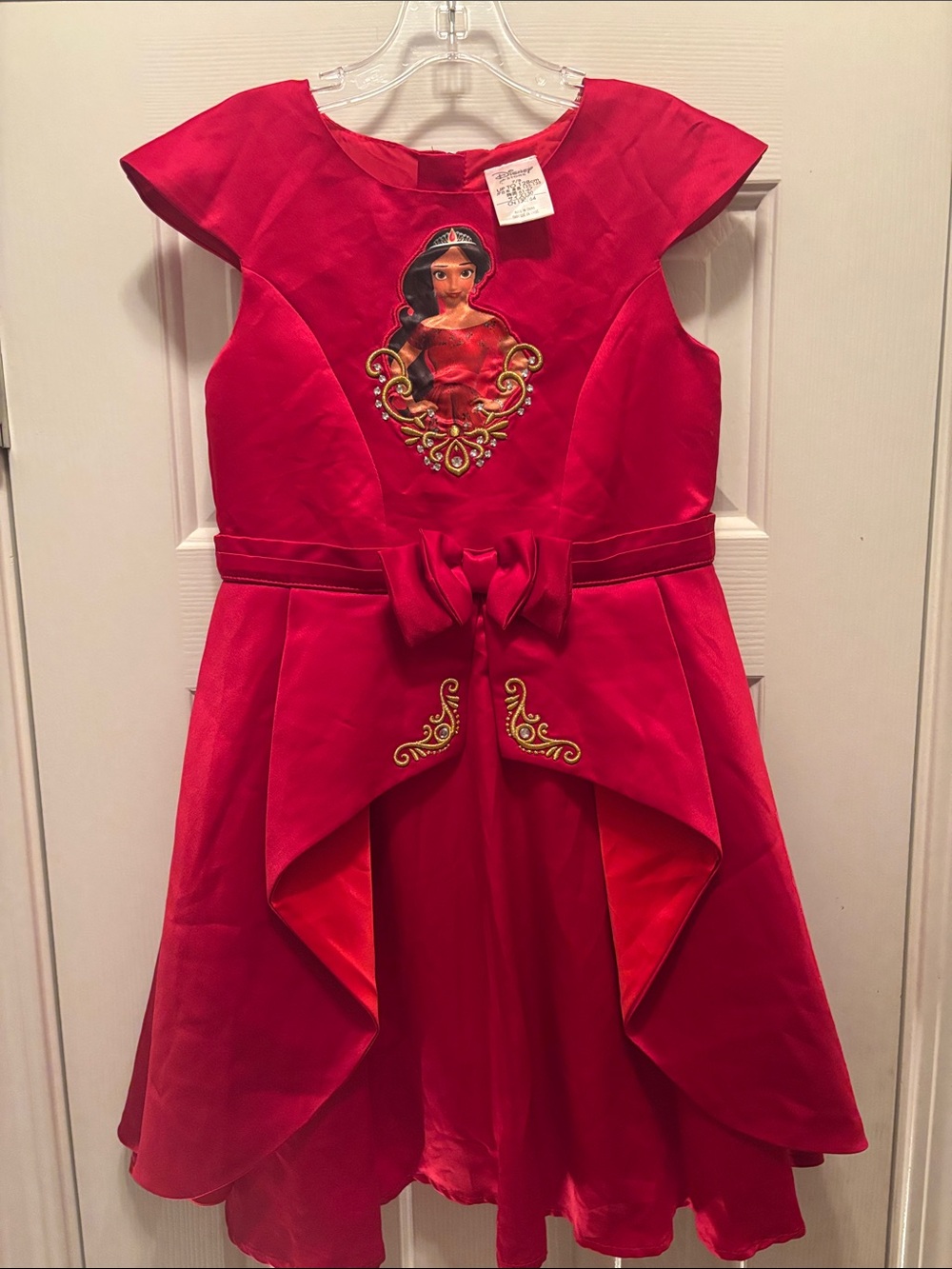Disney Elena of Avalor Red and Gold Princess Dress